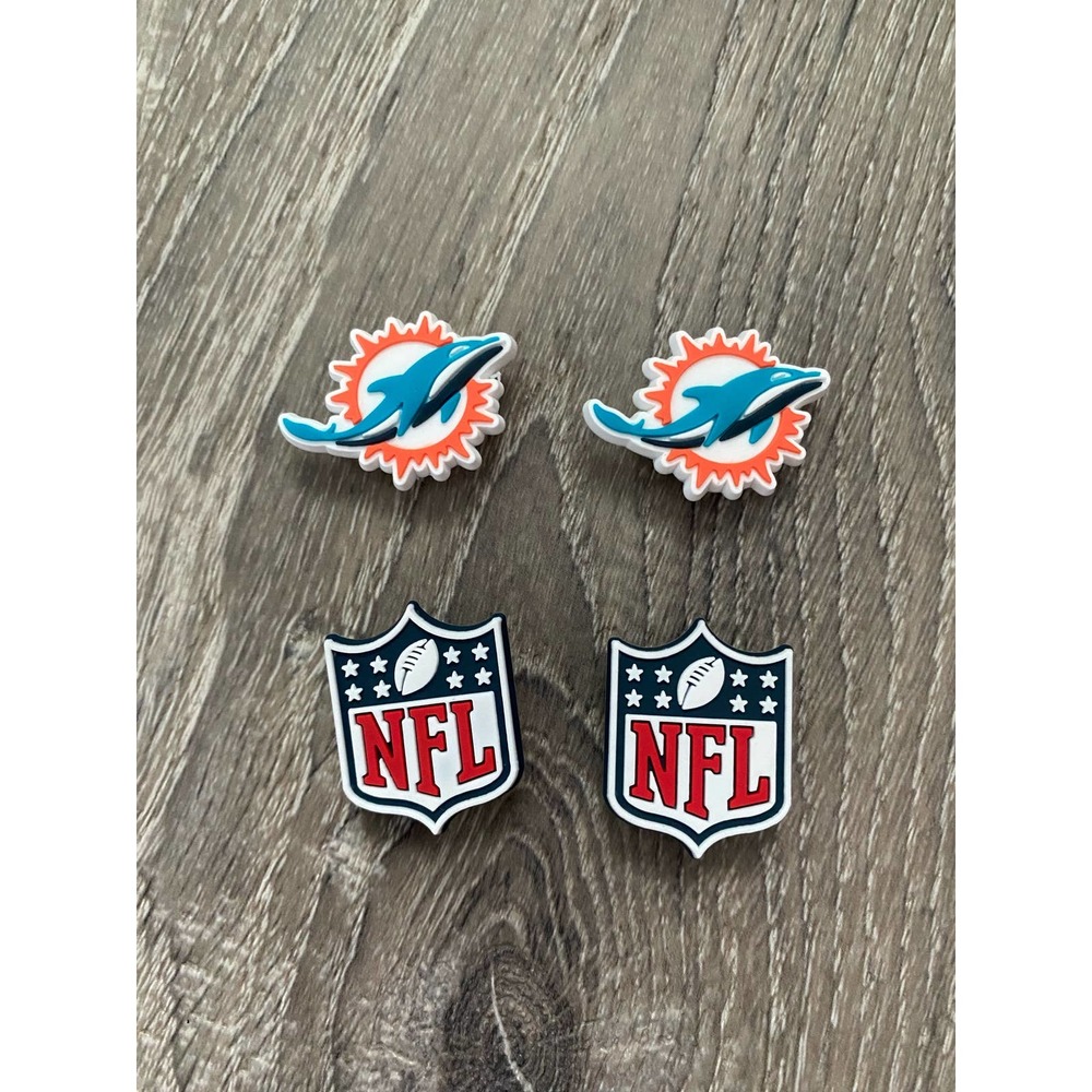 Miami Dolphins NFL Shoe Charms